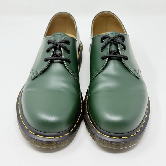 Dr. Martens 1461 Oxford Shoes Mens 9 Womens 10 Green Smooth Leather Preppy main image 10